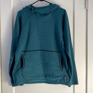 Beautiful micro grid blue Melanzana hoodie